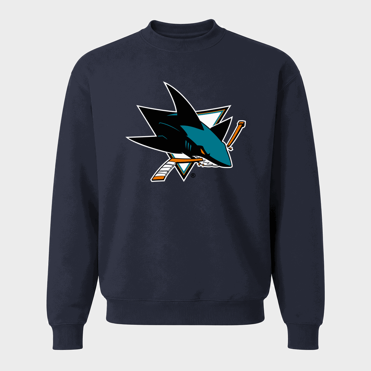 Men's San Jose Sharks Crewneck Sweatshirt - Navy