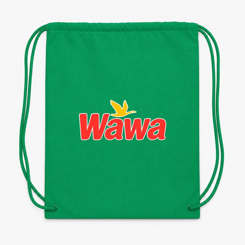 Wawa Gas Station Drawstring Bag - Green