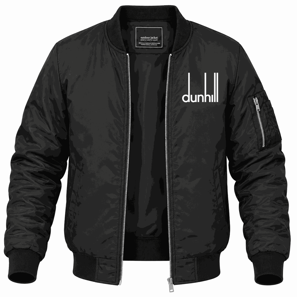 Men's Dunhill Lightweight Bomber Jacket - Black