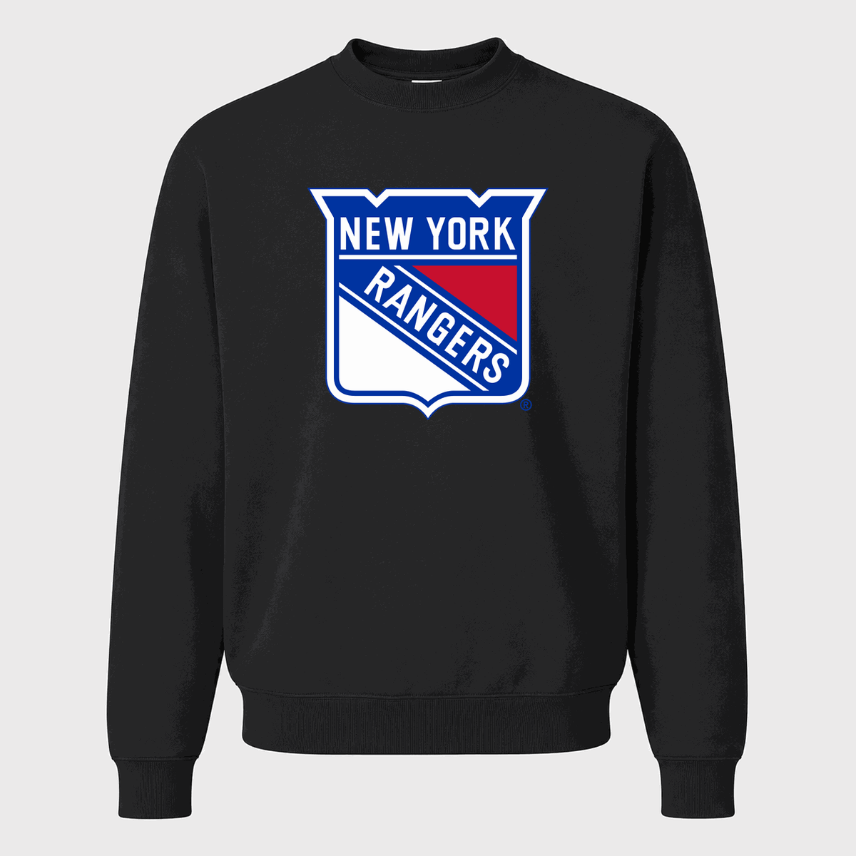 Men's New York Rangers Crewneck Sweatshirt - Black