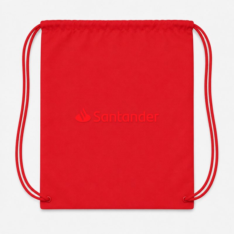 Santander Drawstring Bag - Red