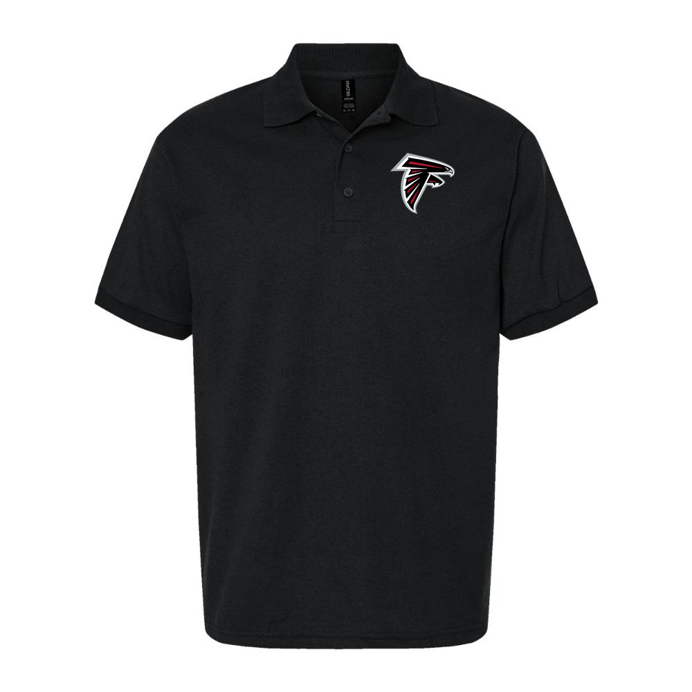 Men's Atlanta Falcons Dry Blend Polo - Black