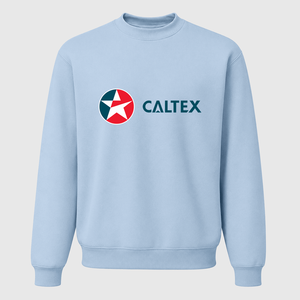 Men's Caltex Crewneck Sweatshirt - Sky Blue