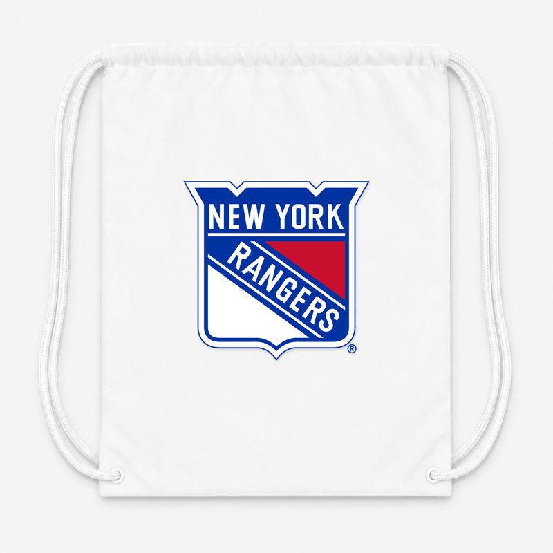 New York Rangers Drawstring Bag - White