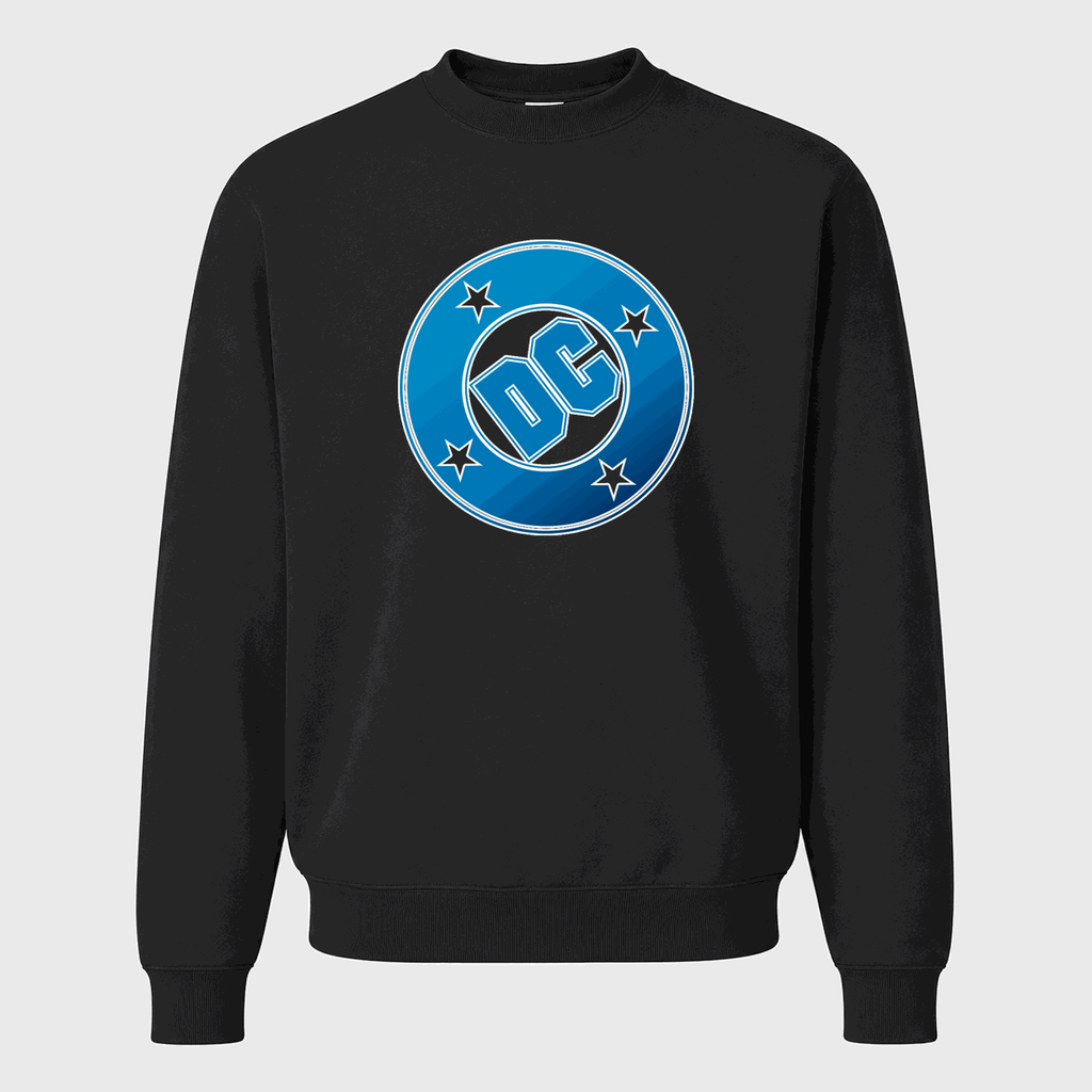 Men's DC Comics Crewneck Sweatshirt - Black