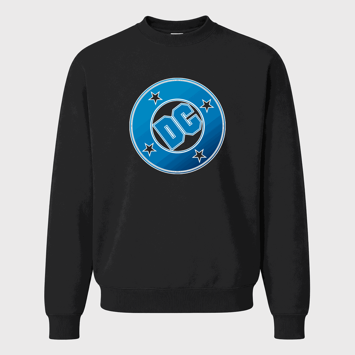 Men's DC Comics Crewneck Sweatshirt - Black