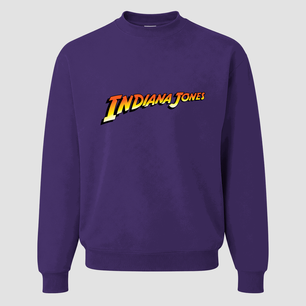 Men's Indiana Jones Crewneck Sweatshirt - Purple