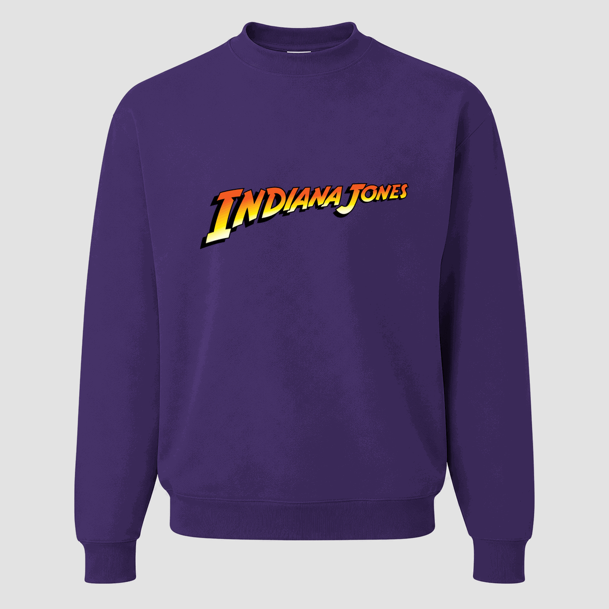 Men's Indiana Jones Crewneck Sweatshirt - Purple