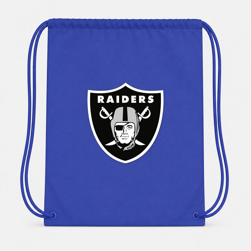 Las Vegas Raiders Drawstring Bag - Blue