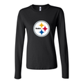 Women's Pittsburgh Steelers Long Sleeve T-Shirt - Black