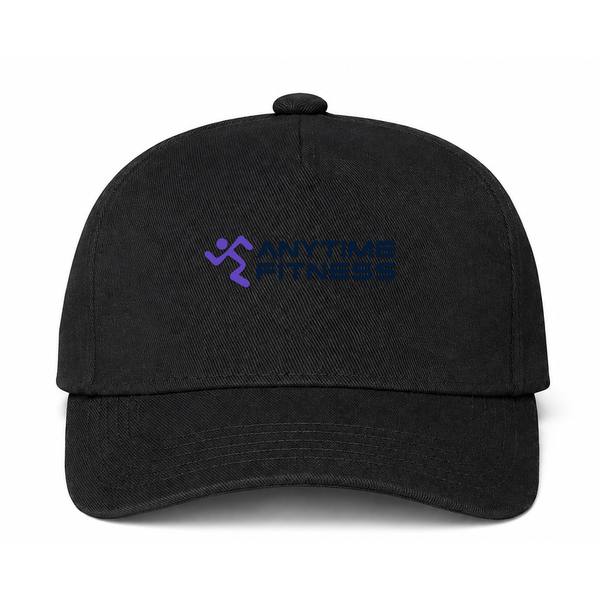 Anytime Fitness Logo Black Dad Baseball Cap Hat
