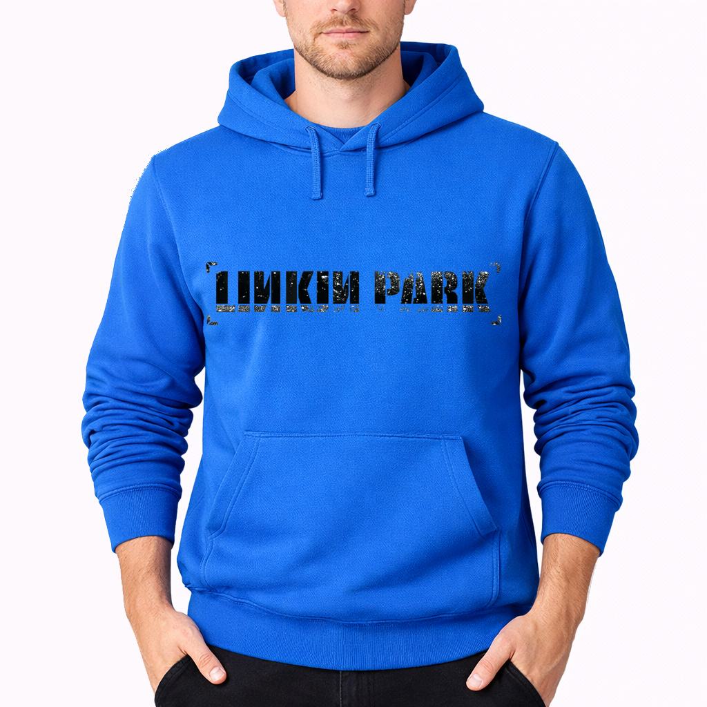 Men's Linkin Park Pullover Hoodie - Azure