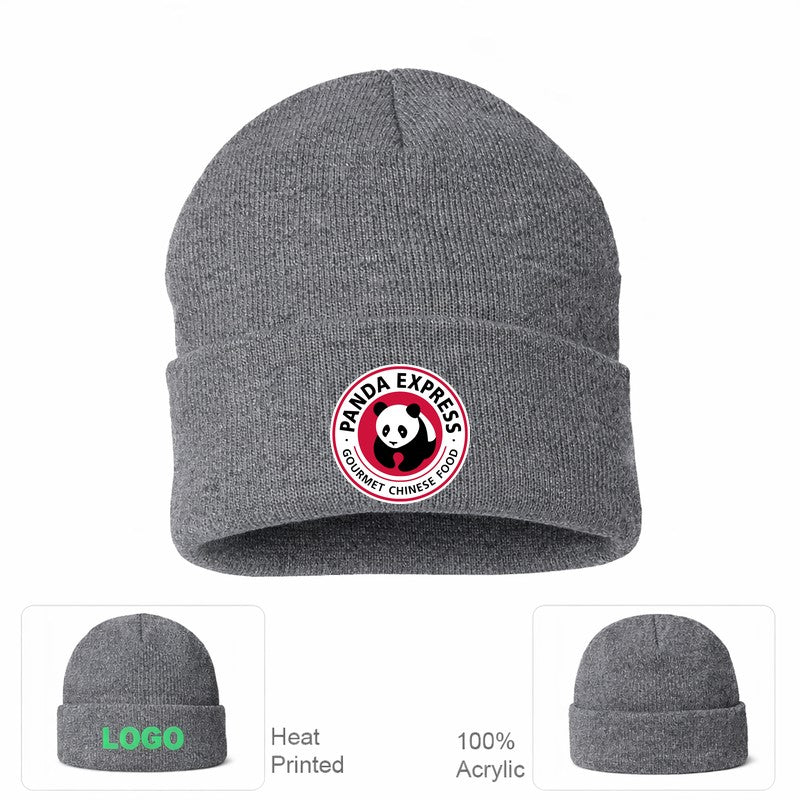Panda Express Grey Beanie Hat
