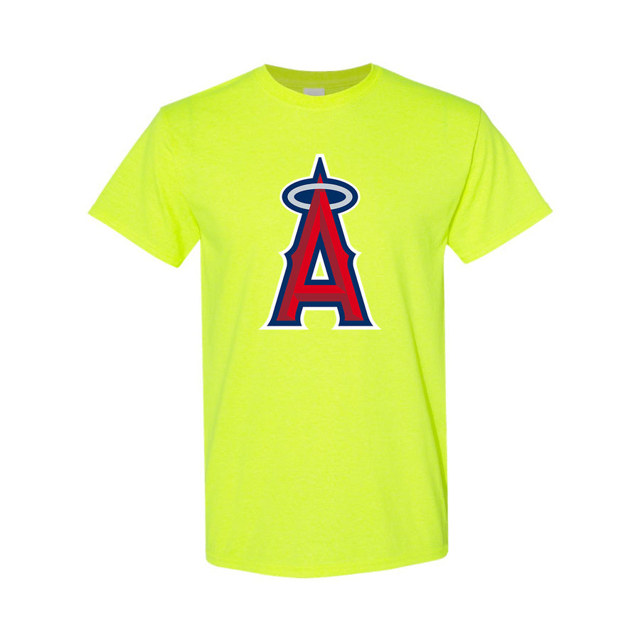 Youth's Los Angeles Angels Cotton T-Shirt - Safety Green