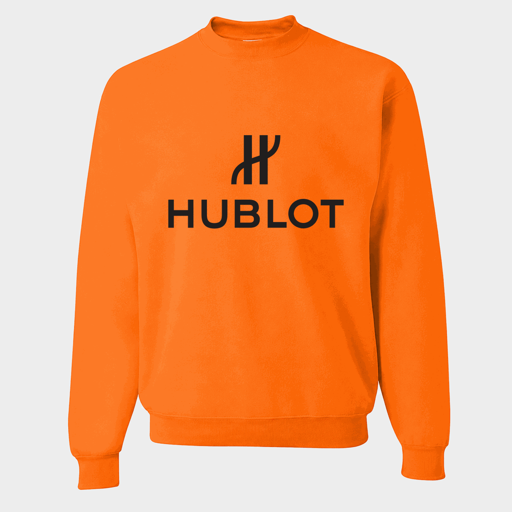 Men's Hublot Crewneck Sweatshirt - Orange
