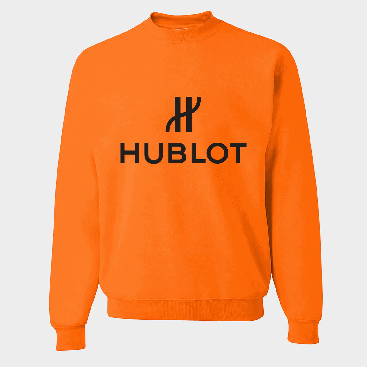 Men's Hublot Crewneck Sweatshirt - Orange