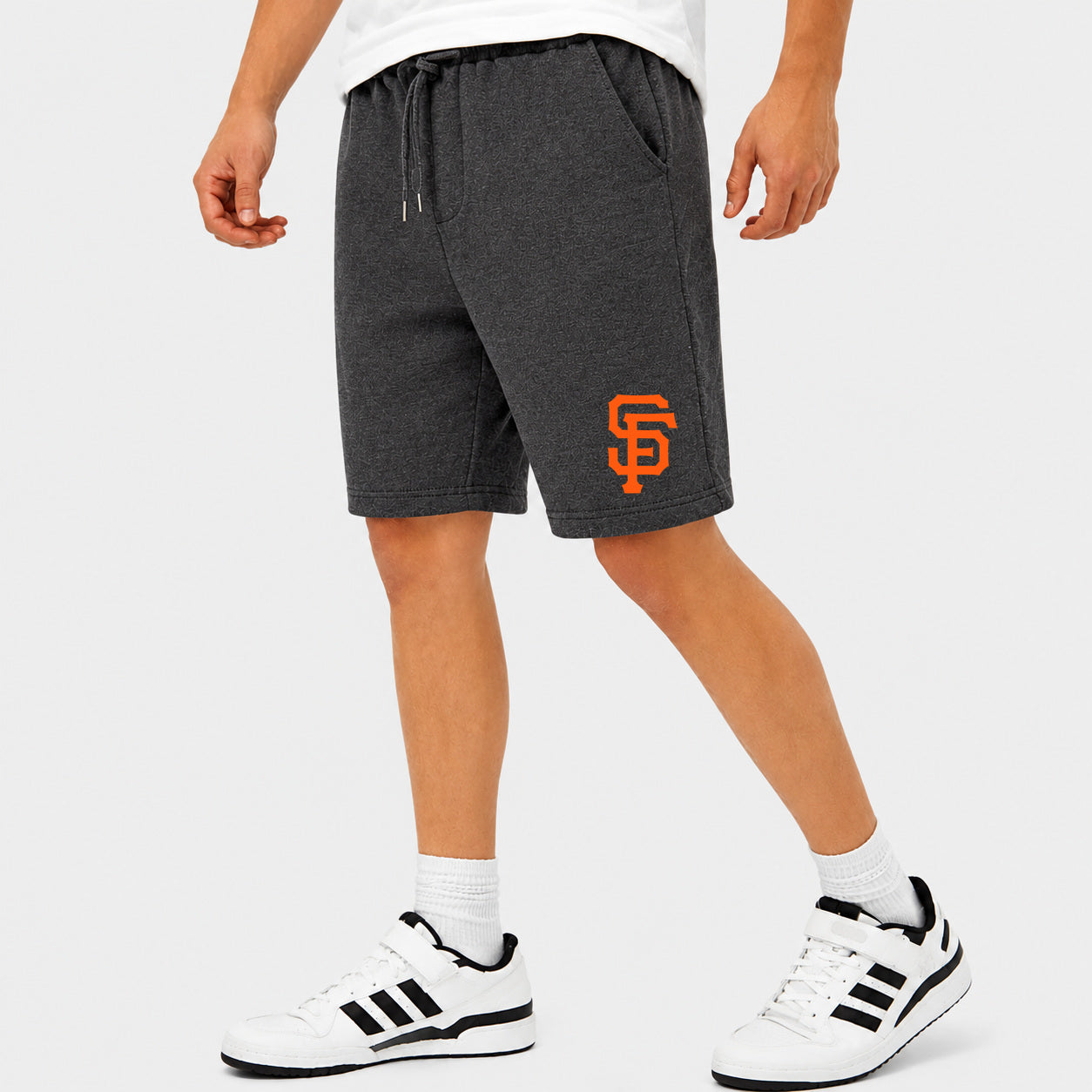 Men's San Francisco Giants Cotton Shorts - Charcoal