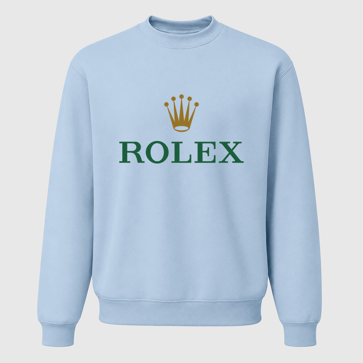 Men's Rolex Crewneck Sweatshirt - Sky Blue
