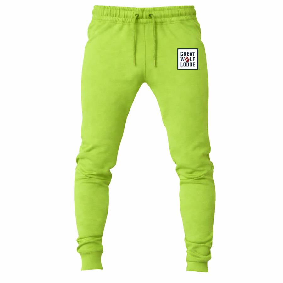 Great Wolf Lodge joggers sweatpants - Lime Green