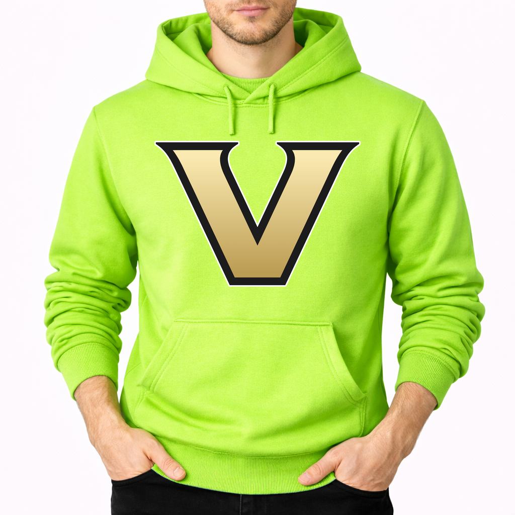 Men's Vanderbilt Commodores Pullover Hoodie - Lime green
