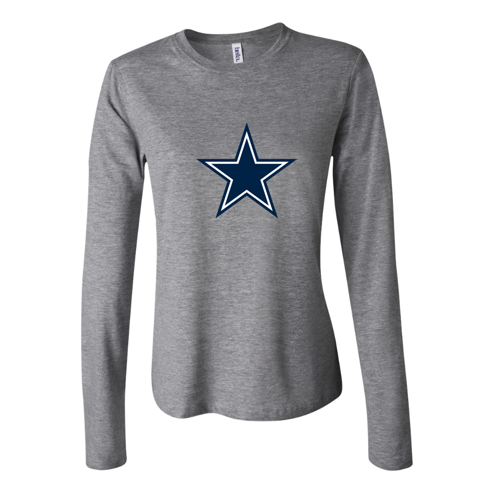 Women's Dallas Cowboys Long Sleeve T-Shirt - Gray