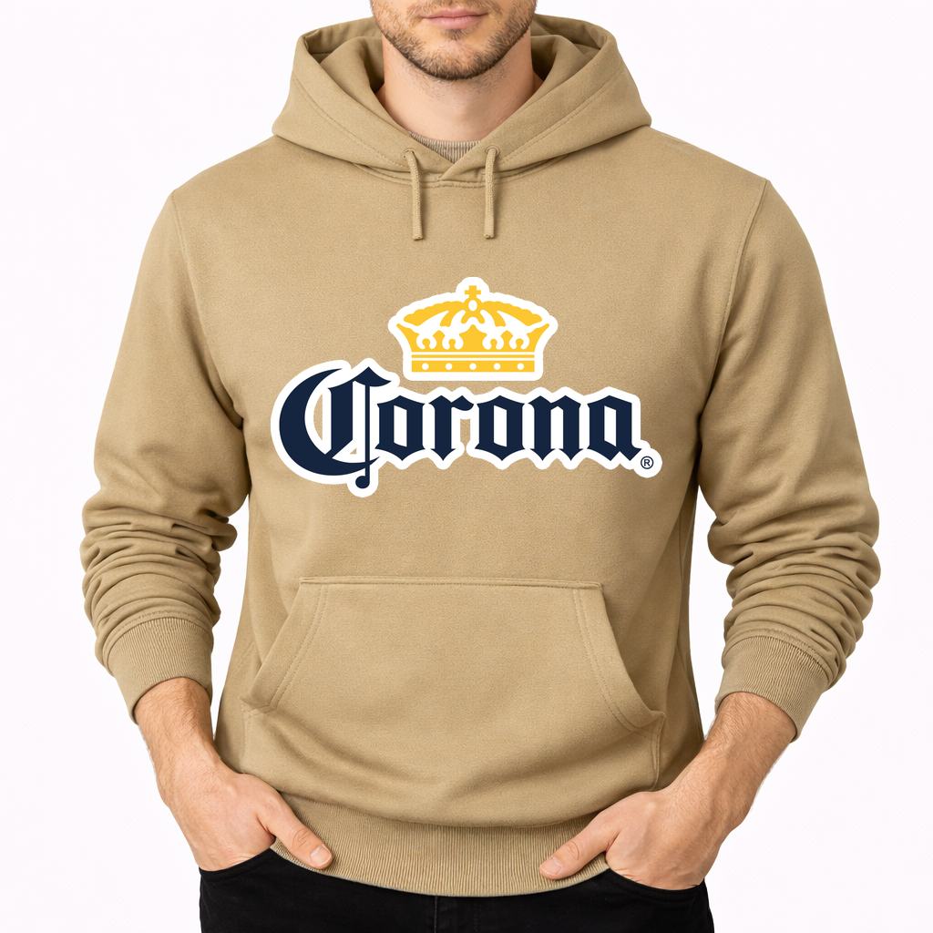 Men's Corona Pullover Hoodie - Tan