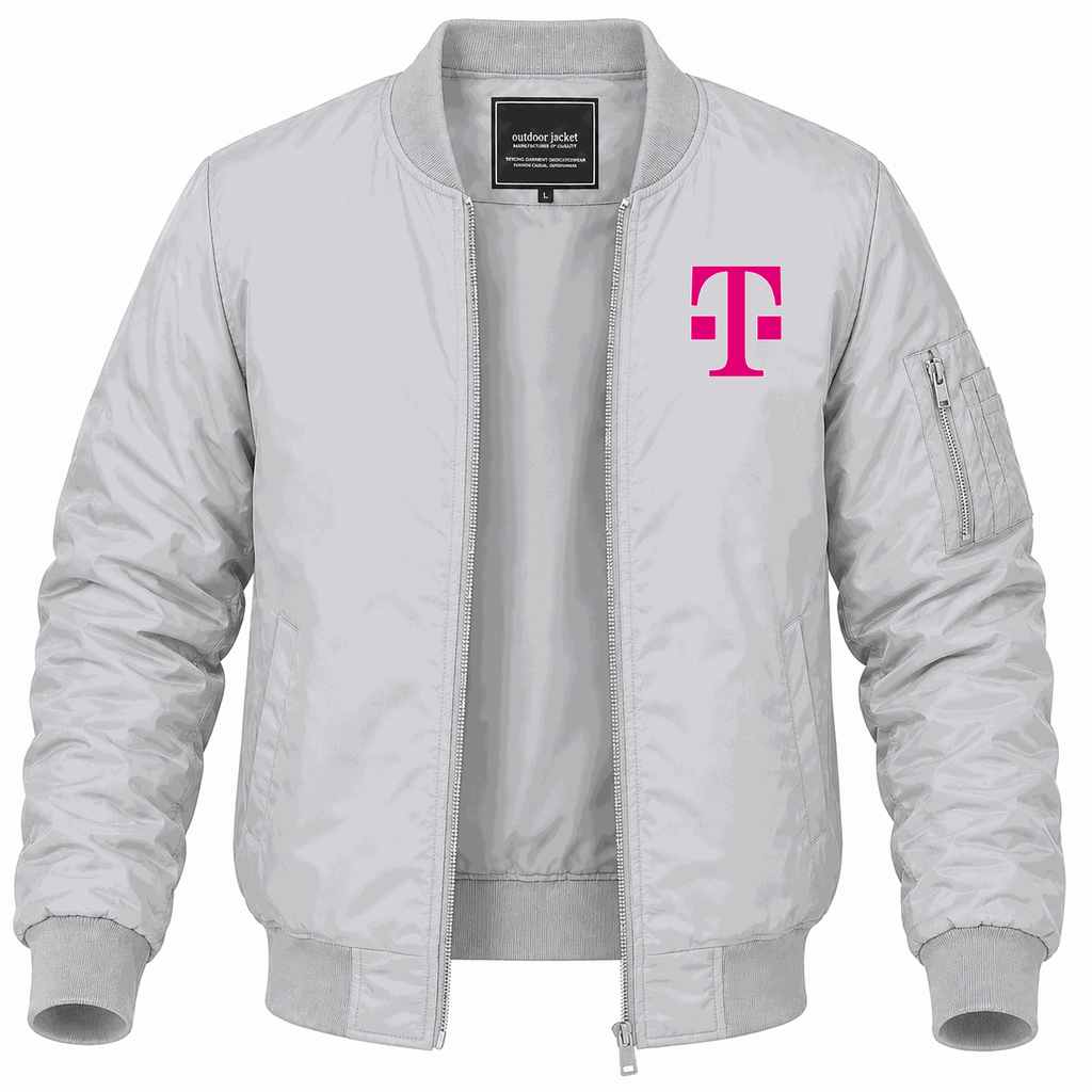 Men's T-Mobile Lightweight Bomber Jacket - Gray