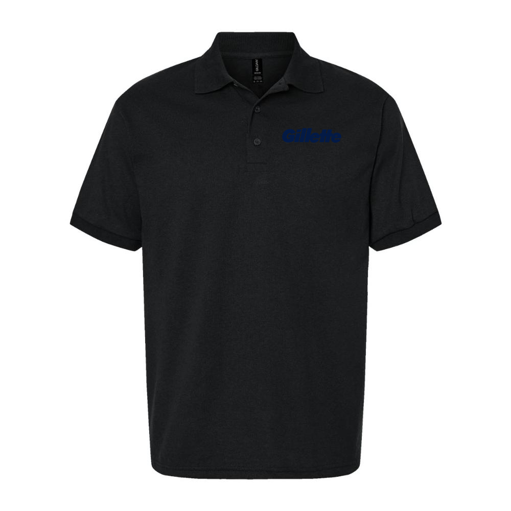 Men's Gillette Dry Blend Polo - Black