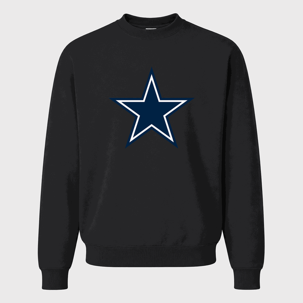 Men's Dallas Cowboys Crewneck Sweatshirt - Black