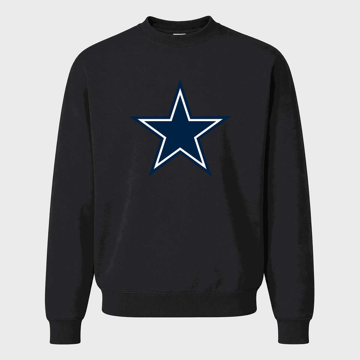 Men's Dallas Cowboys Crewneck Sweatshirt - Black