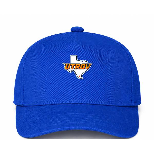 UTRGV Vaqueros Logo Blue Dad Baseball Cap Hat