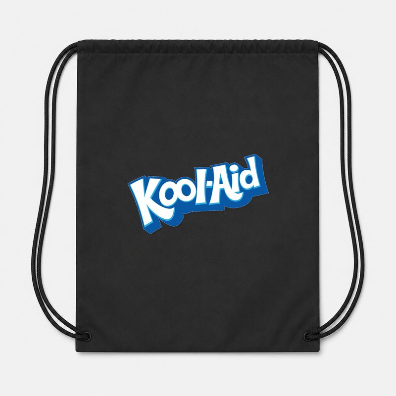 Kool Aid Brand Drawstring Bag - Black