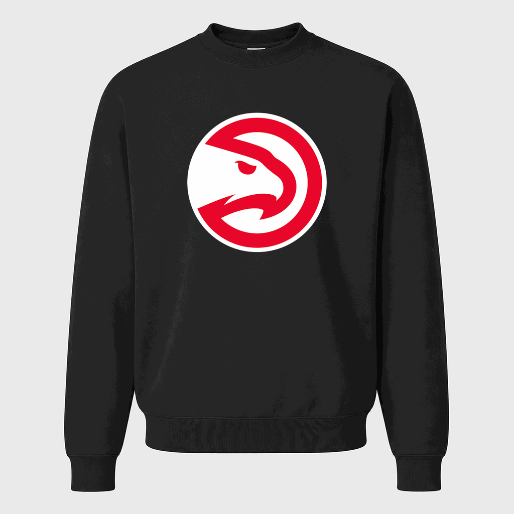 Men's Atlanta Hawks Crewneck Sweatshirt - Black