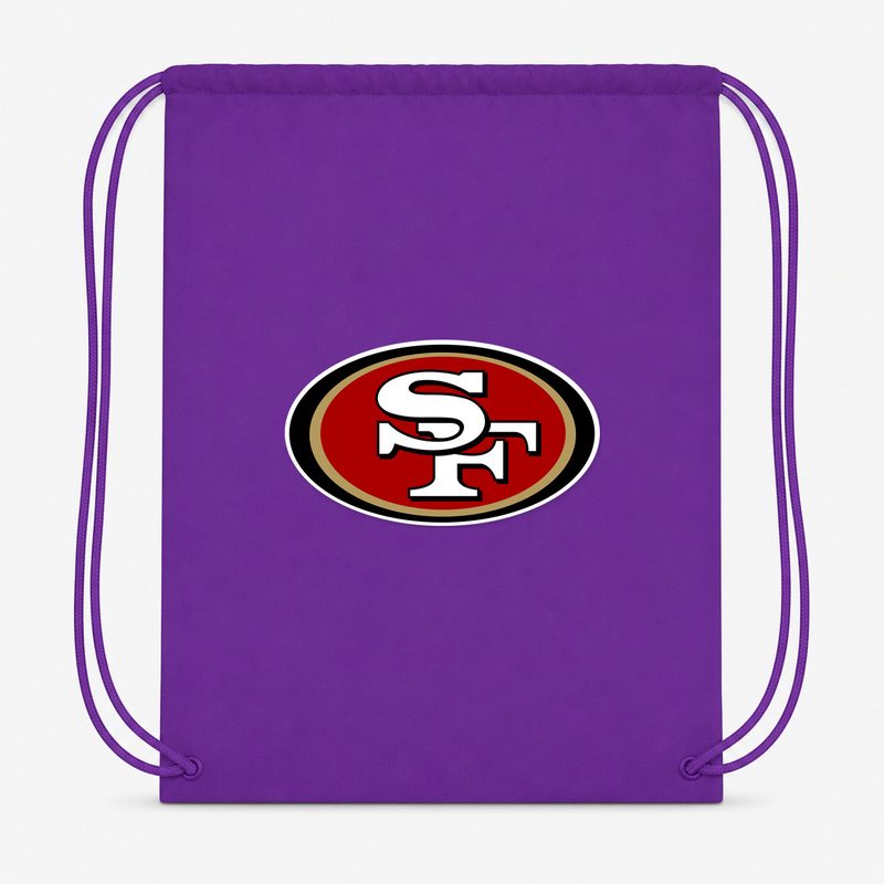 San Francisco 49ers Drawstring Bag - Purple