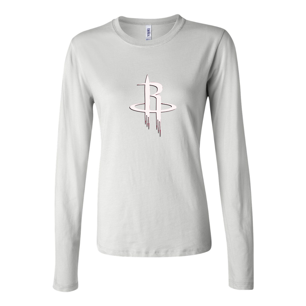 Women's army greeoustonrocksn Long Sleeve T-Shirt - White