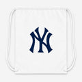 New York Yankees Drawstring Bag - White
