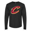 Men's Cleveland Cavaliers Long sleeves Cotton Blend T-Shirt - Black
