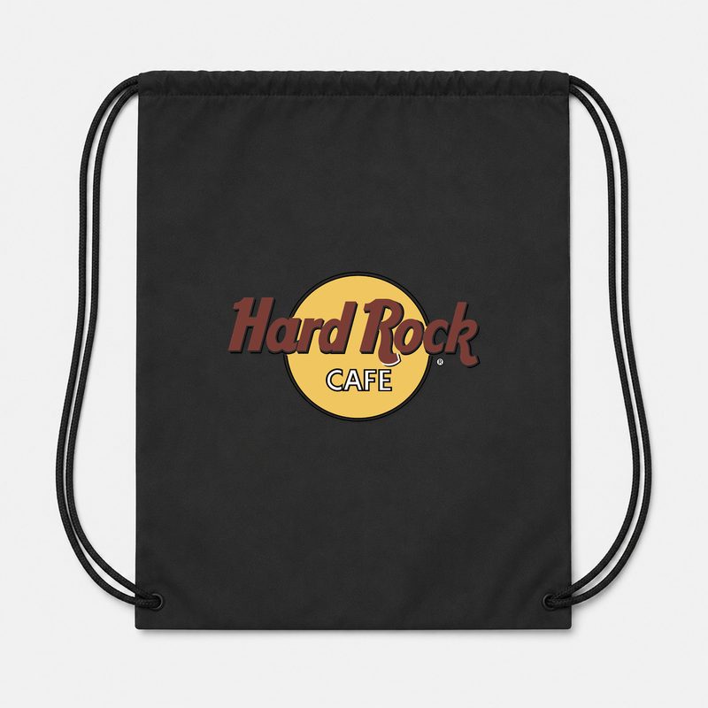 Hard Rock Cafe Drawstring Bag - Black