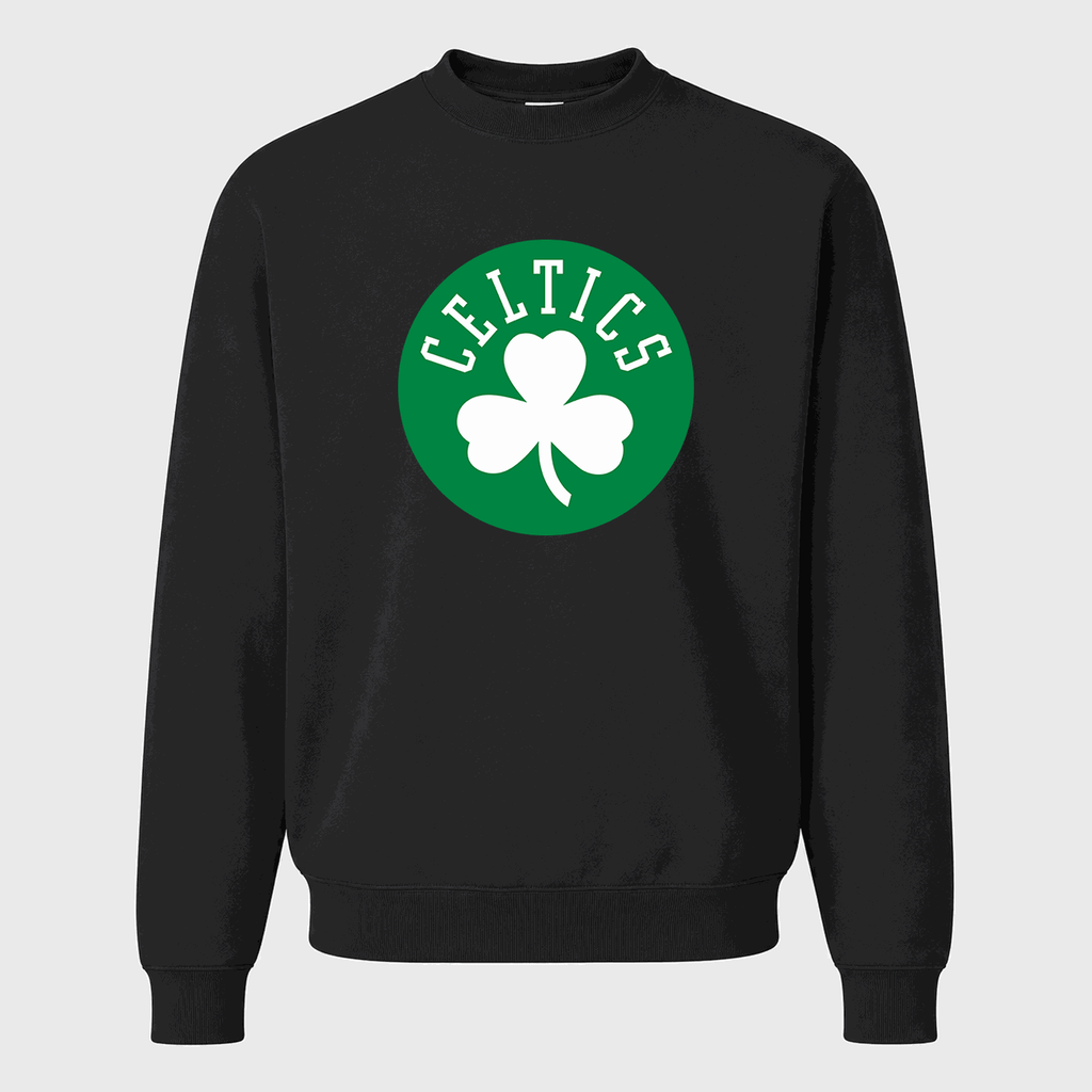 Men's Boston Celtics Crewneck Sweatshirt - Black