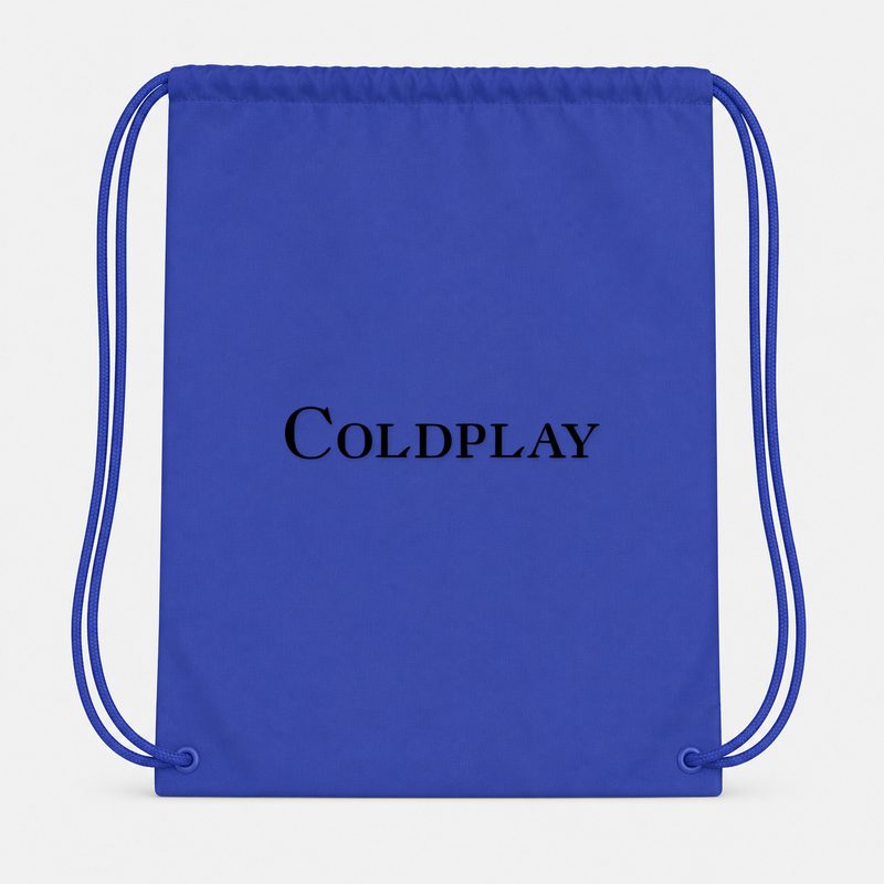Coldplay Drawstring Bag - Blue