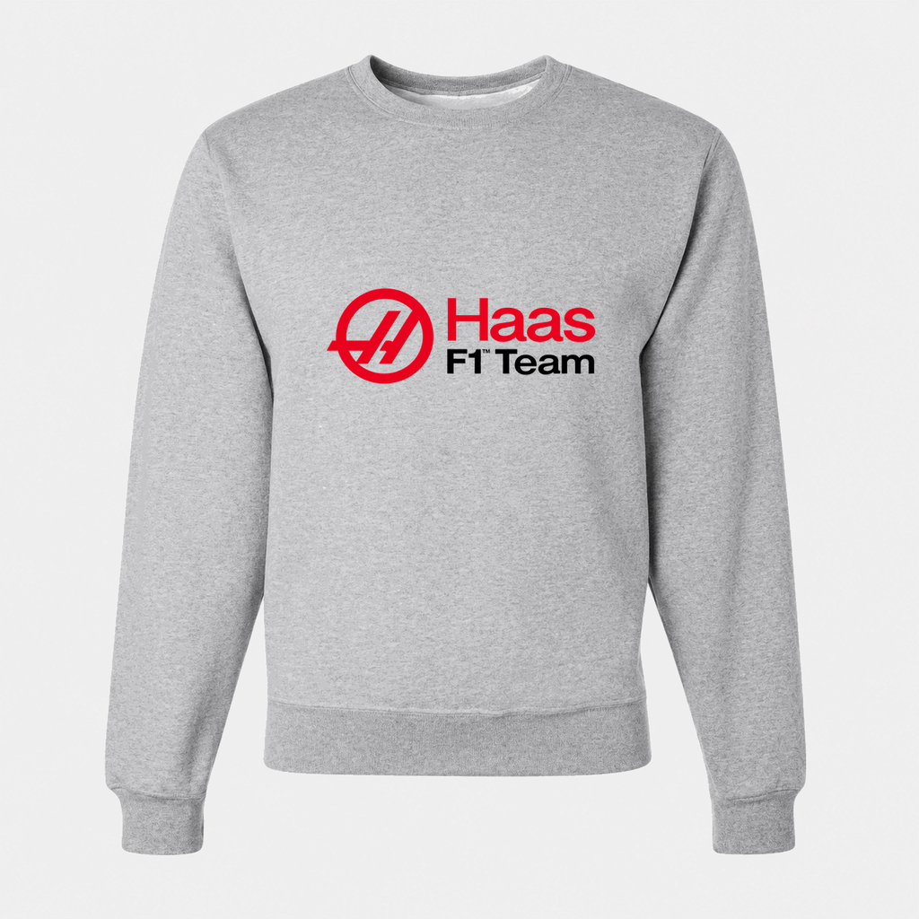 Men's Haas F1 Team Crewneck Sweatshirt - Gray