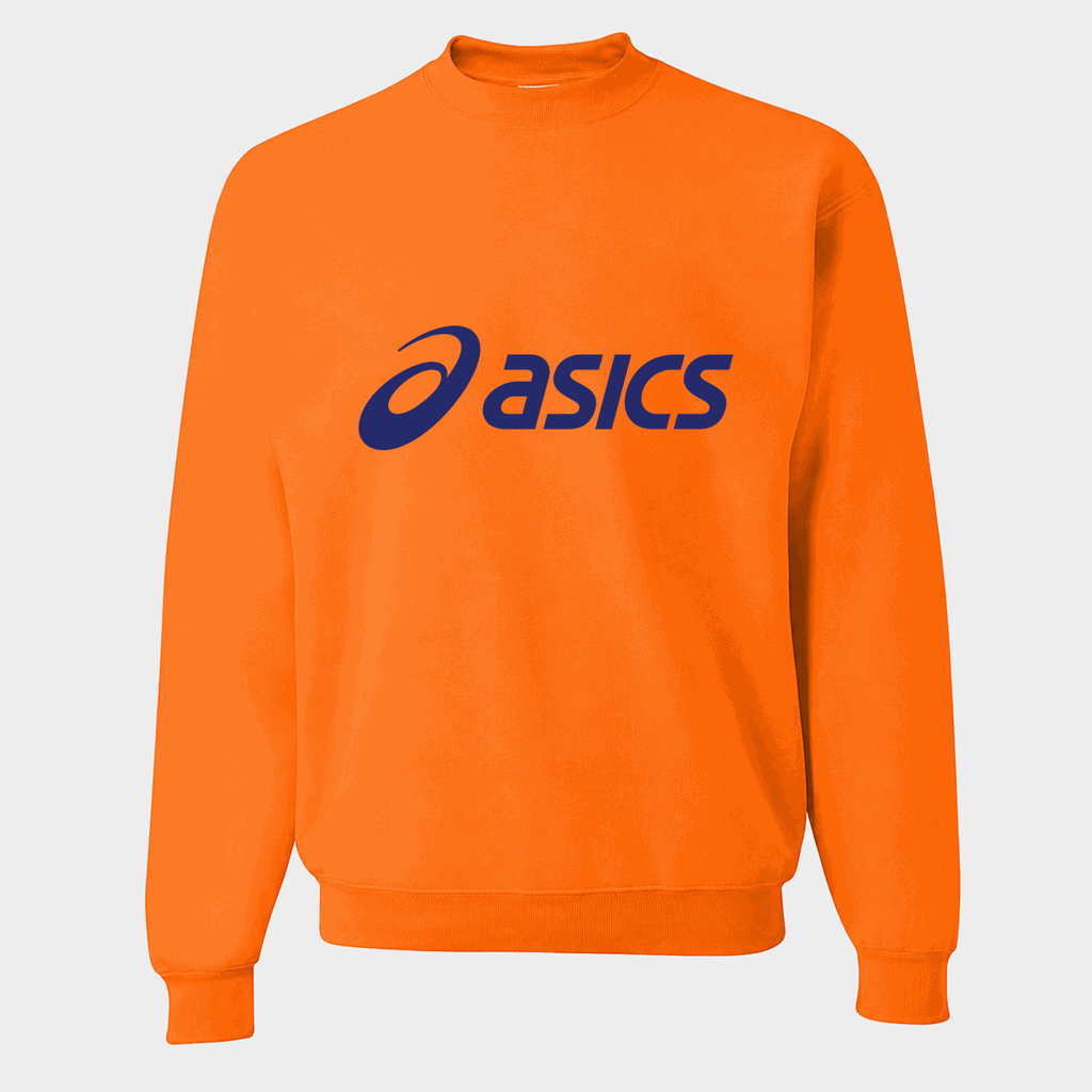 Men's ASICS Crewneck Sweatshirt - Orange