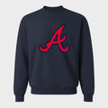 Men's Atlanta Braves Crewneck Sweatshirt - Navy