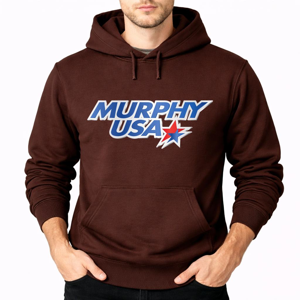 Men's Murphy Usa Pullover Hoodie - Brown