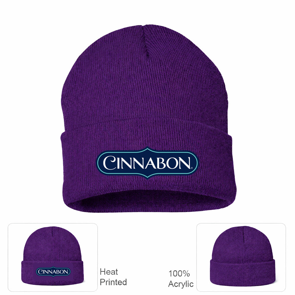 Cinnabon Beanie Hat - Purple