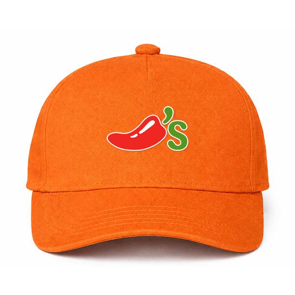 Chili's Logo Version 2 Orange Dad Baseball Cap Hat