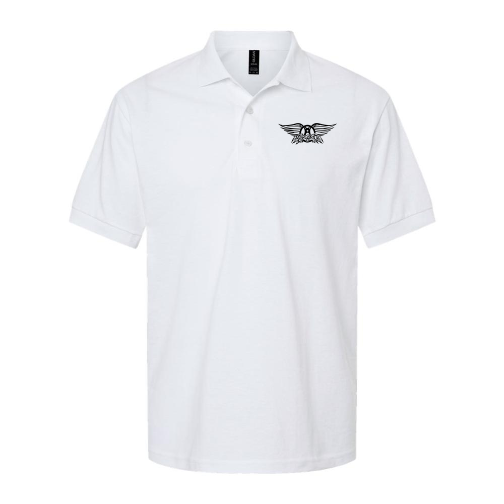 Men's Aerosmith Dry Blend Polo - White