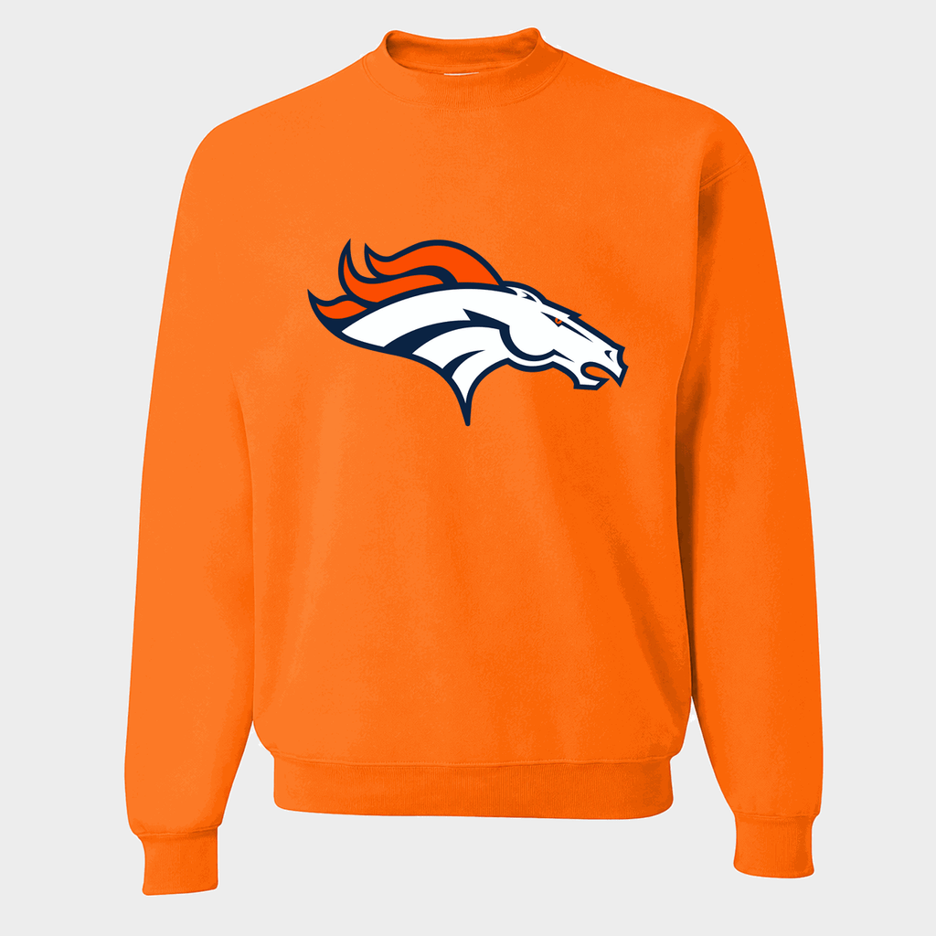 Men's Denver Broncos Crewneck Sweatshirt - Orange