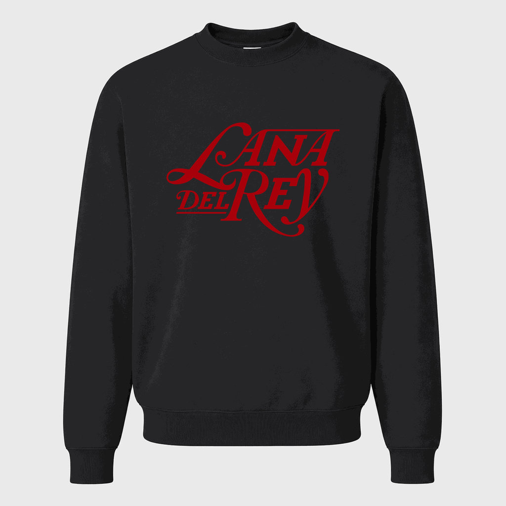 Men's Lana Del Rey Crewneck Sweatshirt - Black