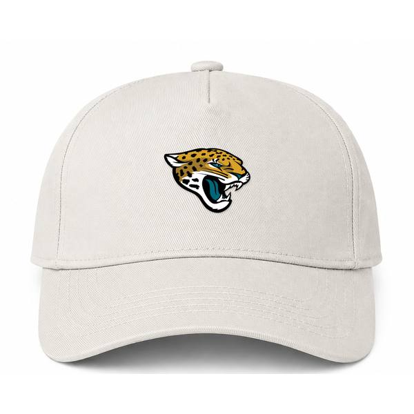 Jacksonville Jaguars NFL Logo Beige Dad Baseball Cap Hat